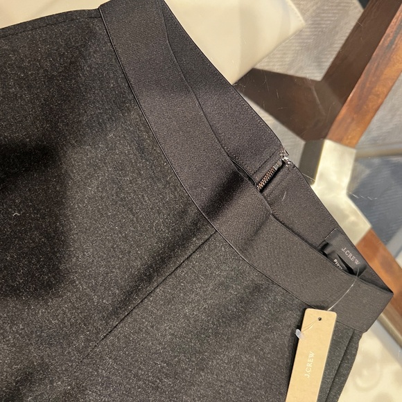 NWT J.Crew Original Stretch Ponte Pixie Pant in Heathered Charcoal Size 0S - Picture 5 of 9